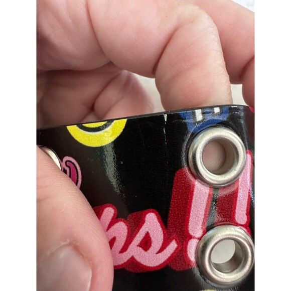 Y2K Inspired Pop Art Double Prong Belt Size Small/ Medium - Picture 8 of 9